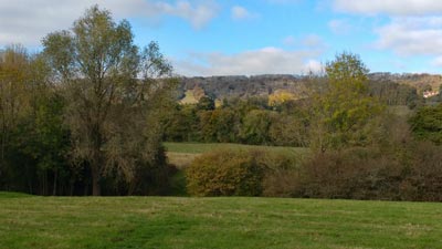 Looking towards the Poet's Stone