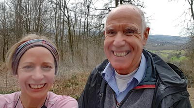 Catriona and me at the Shoulder of Mutton
