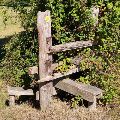 TENTH stile - which we were able to by-pass!